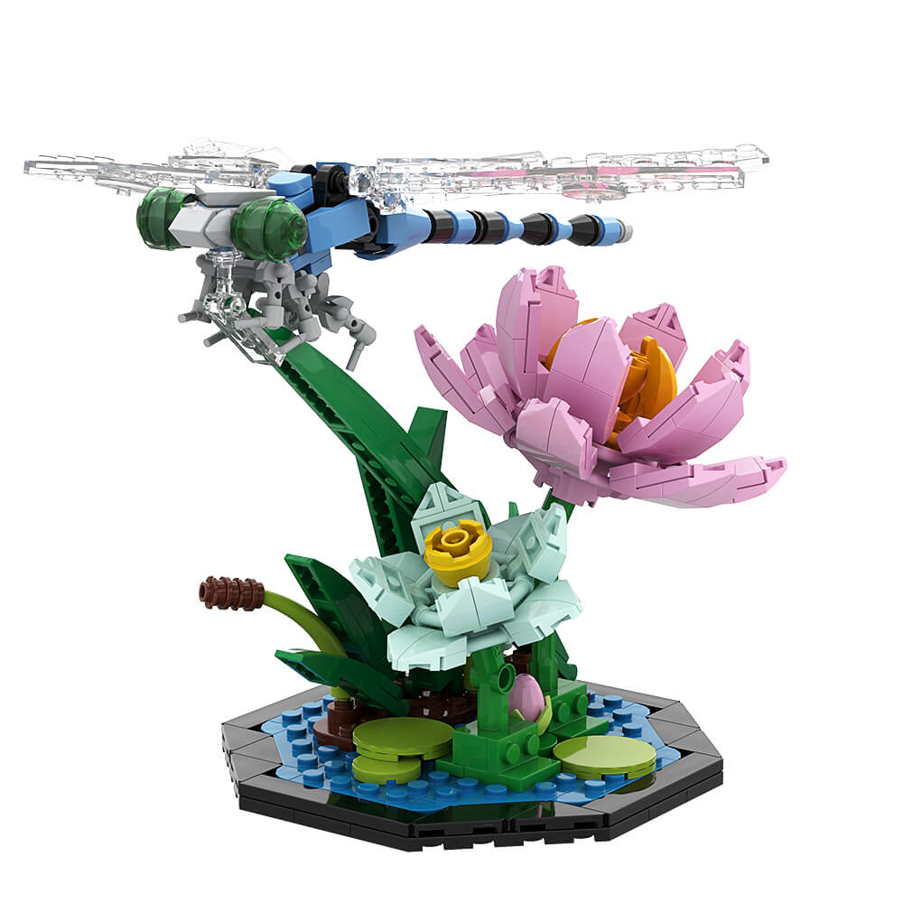 Bee / Butterfly / Dragonfly Garden Insect MOC Building Block Bricks |MocPixel Bee / Butterfly / Dragonfly Garden Insect MOC Building Block Bricks |MocPixel - Bee+Butterfly+Dragonfly Lego Block Sets Alternative