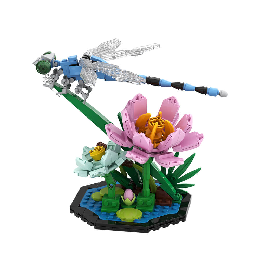 Bee / Butterfly / Dragonfly Garden Insect MOC Building Block Bricks |MocPixel Bee / Butterfly / Dragonfly Garden Insect MOC Building Block Bricks |MocPixel - Bee+Butterfly+Dragonfly Lego Block Sets Alternative
