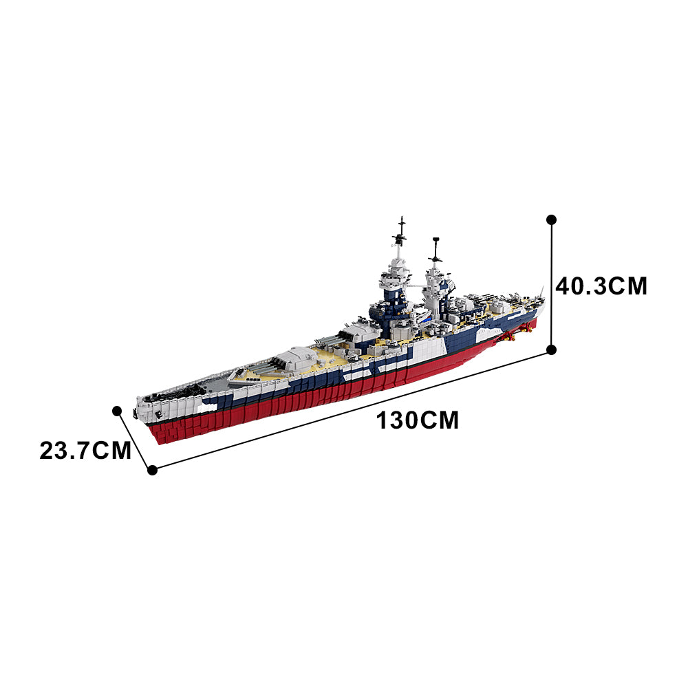 10819PCS French Battleship Richelieu MOC Building Block Bricks |MocPixel 10819PCS French Battleship Richelieu MOC Building Block Bricks |MocPixel - Default Title Lego Block Sets Alternative
