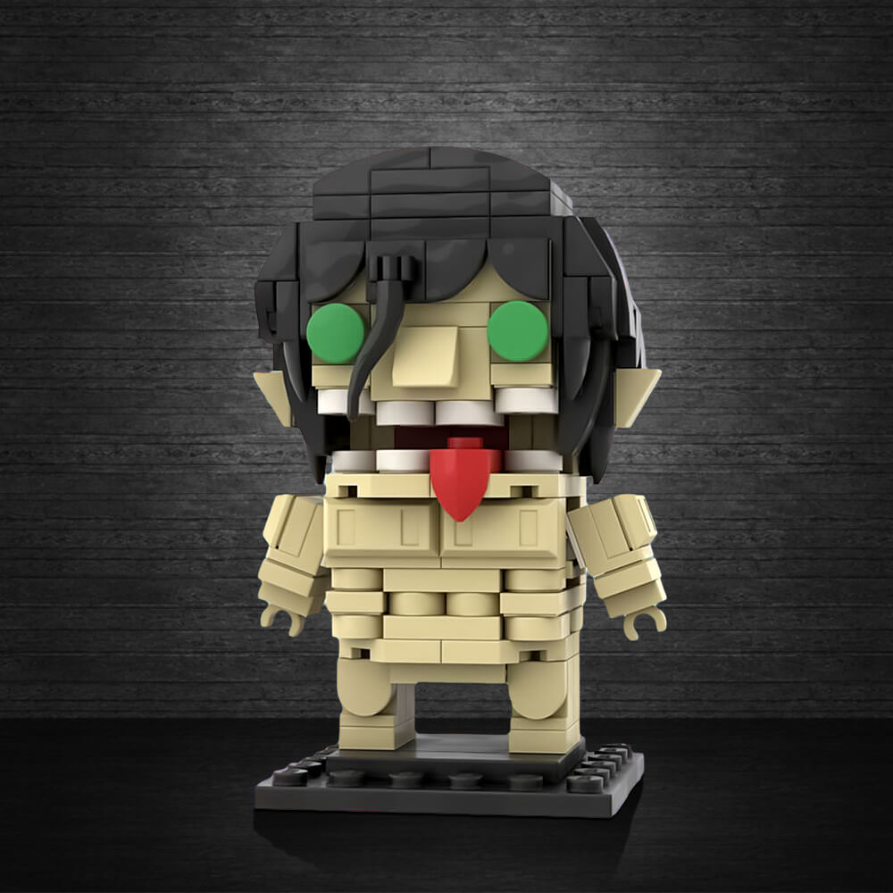 180PCS Alan Yeager Brickheadz -Attack Titan MOC Building Block Bricks |MocPixel 180PCS Alan Yeager Brickheadz -Attack Titan MOC Building Block Bricks |MocPixel - Default Title Lego Block Sets Alternative