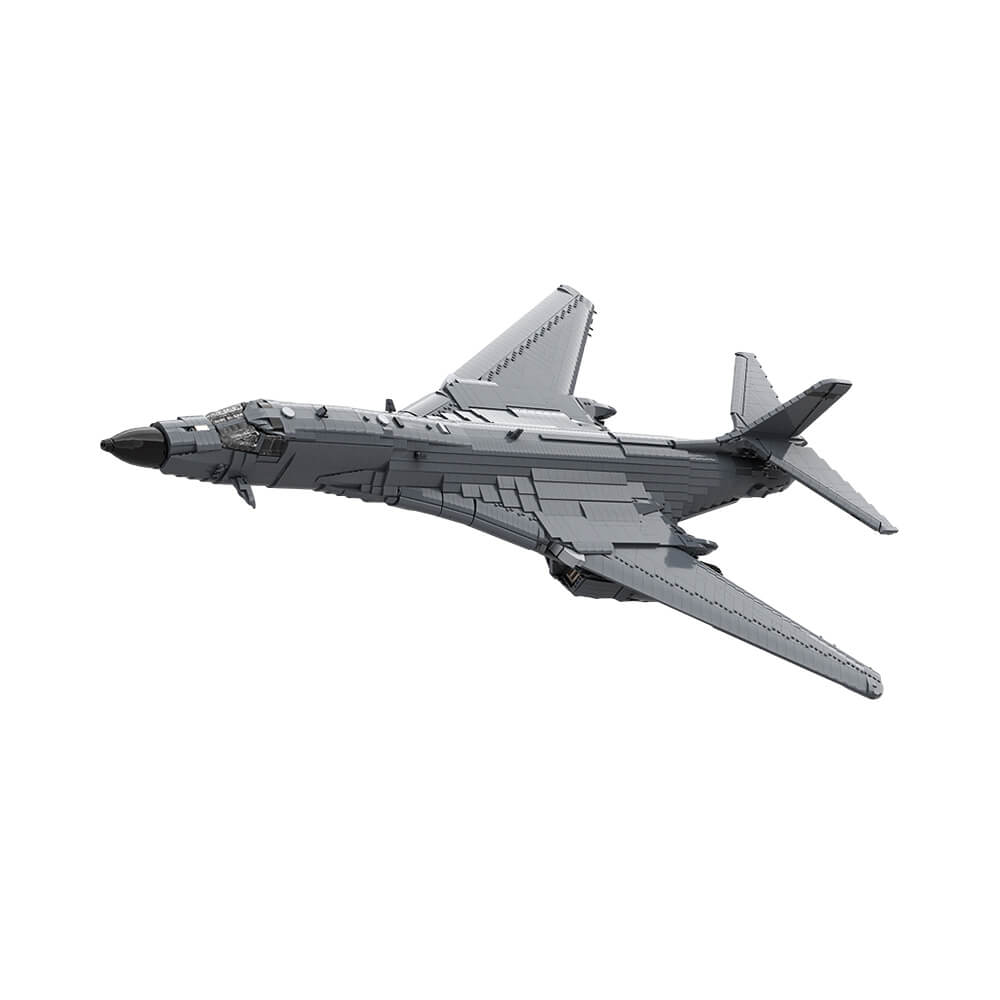 Rockwell B-1 Lancer And Base MOC Building Block Bricks |MocPixel Rockwell B-1 Lancer And Base MOC Building Block Bricks |MocPixel - B-1 Plane Lego Block Sets Alternative