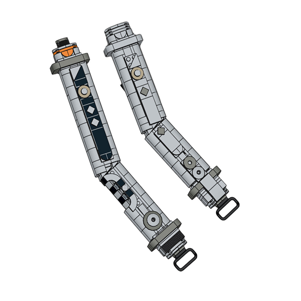 617PCS Ahsoka Tano'S Lightsaber Hilts MOC Building Block Bricks |MocPixel 617PCS Ahsoka Tano'S Lightsaber Hilts MOC Building Block Bricks |MocPixel - Default Title Lego Block Sets Alternative