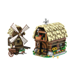 1724PCS 3739 Mill Village Raid Remake - Medieval Castle MOC Building Block Bricks |MocPixel Lego alternative store MOC-162111

