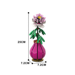 148PCS Peony Flower MOC Building Block Bricks |MocPixel 148PCS Peony Flower MOC Building Block Bricks |MocPixel - Default Title Lego Block Sets Alternative