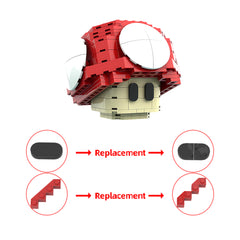 280PCS Super Mariio Power Up Mushroom MOC Building Block Bricks |MocPixel 280PCS Super Mariio Power Up Mushroom MOC Building Block Bricks |MocPixel - Default Title Lego Block Sets Alternative