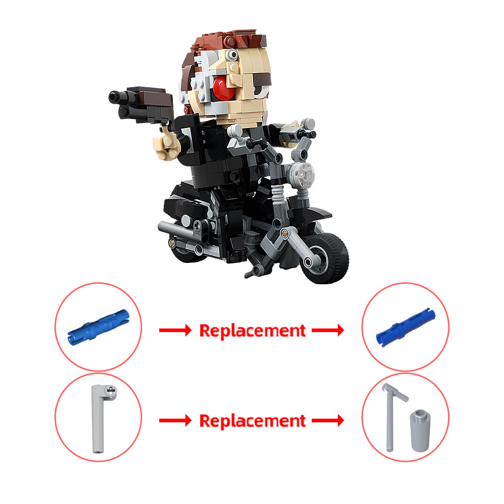 412PCS T-800+Bike MOC Building Block Bricks |MocPixel 412PCS T-800+Bike MOC Building Block Bricks |MocPixel - Default Title Lego Block Sets Alternative