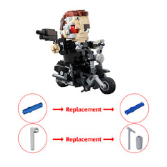 412PCS T-800+Bike MOC Building Block Bricks |MocPixel 412PCS T-800+Bike MOC Building Block Bricks |MocPixel - Default Title Lego Block Sets Alternative