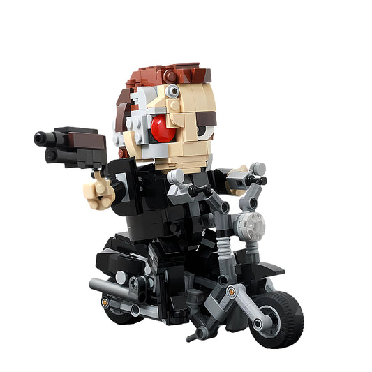 412PCS T-800+Bike MOC Building Block Bricks |MocPixel 412PCS T-800+Bike MOC Building Block Bricks |MocPixel - Default Title Lego Block Sets Alternative 1000
