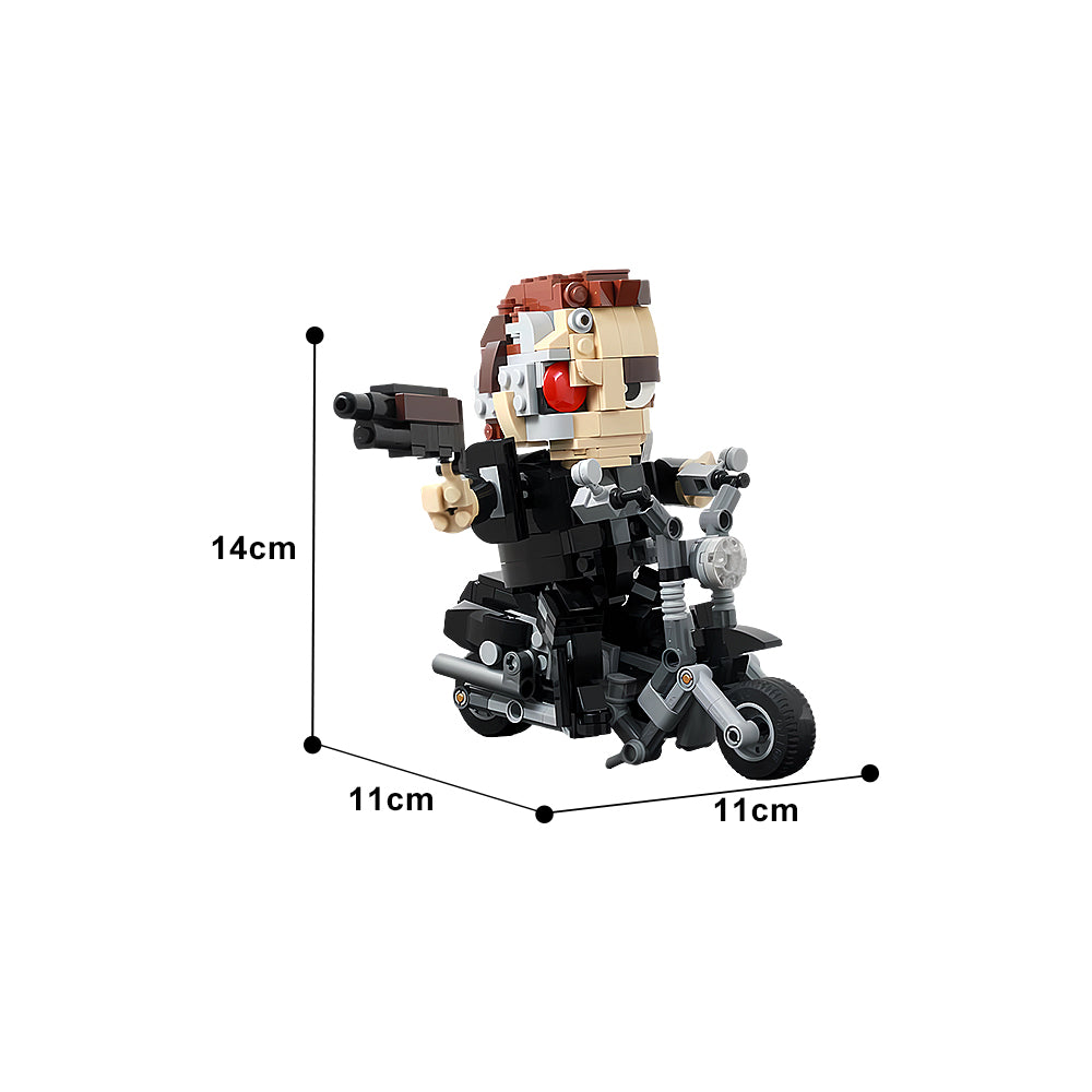 412PCS T-800+Bike MOC Building Block Bricks |MocPixel 412PCS T-800+Bike MOC Building Block Bricks |MocPixel - Default Title Lego Block Sets Alternative