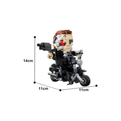 412PCS T-800+Bike MOC Building Block Bricks |MocPixel 412PCS T-800+Bike MOC Building Block Bricks |MocPixel - Default Title Lego Block Sets Alternative