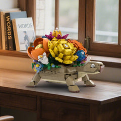 518PCS Turtle With Flower MOC Building Block Bricks |MocPixel