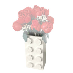 222PCS Brick Vase MOC Building Block Bricks |MocPixel 222PCS Brick Vase MOC Building Block Bricks |MocPixel - Vase Only Lego Block Sets Alternative