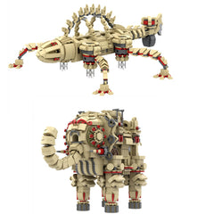 Zelda Divine Beast Vah Rudania & Vah Ruta MOC Building Block Bricks |MocPixel Zelda Divine Beast Vah Rudania & Vah Ruta MOC Building Block Bricks |MocPixel - Vah Rudania+Vah Ruta Lego Block Sets Alternative