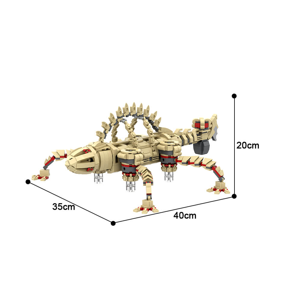 Zelda Divine Beast Vah Rudania & Vah Ruta MOC Building Block Bricks |MocPixel Zelda Divine Beast Vah Rudania & Vah Ruta MOC Building Block Bricks |MocPixel - 831pcs Vah Rudania Lego Block Sets Alternative
