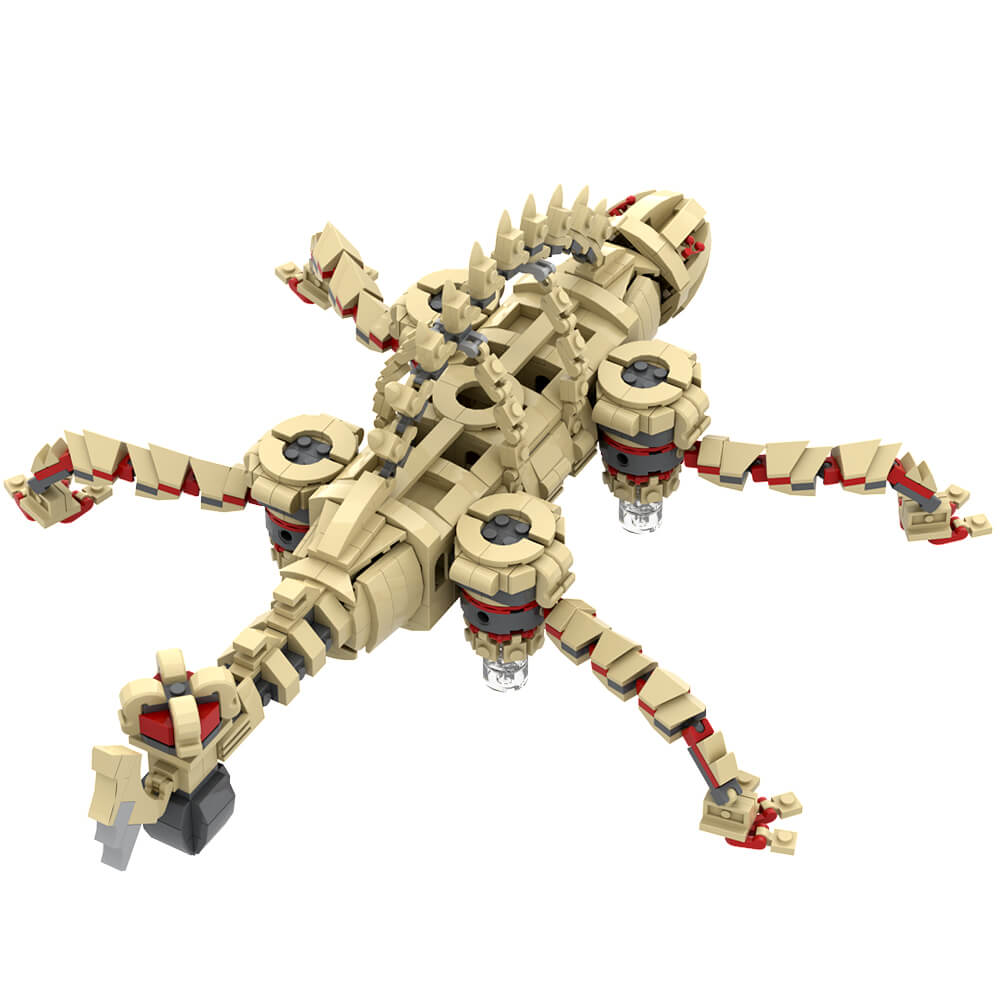 Zelda Divine Beast Vah Rudania & Vah Ruta MOC Building Block Bricks |MocPixel Zelda Divine Beast Vah Rudania & Vah Ruta MOC Building Block Bricks |MocPixel - Vah Rudania+Vah Ruta Lego Block Sets Alternative