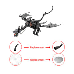 384PCS The Fell Beast，Ringwraiths MOC Building Block Bricks |MocPixel 384PCS The Fell Beast，Ringwraiths MOC Building Block Bricks |MocPixel - Lego Block Sets Alternative