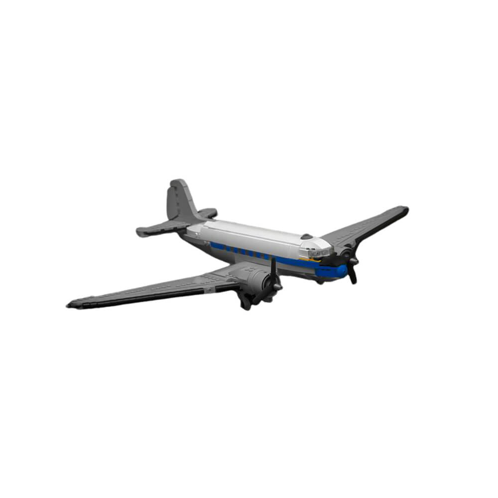 893PCS A04Adouglas Dc-3 Lufthansa1:50-Ultimate Air- & Spacecraft Collection MOC Building Block Bricks |MocPixel 893PCS A04Adouglas Dc-3 Lufthansa1:50-Ultimate Air- & Spacecraft Collection MOC Building Block Bricks |MocPixel - Default Title Lego Block Sets Alternative