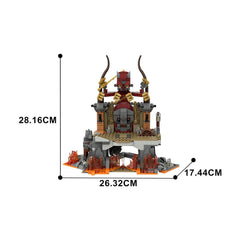 1054PCS Raider of LostArk the Temple of Doom MOC Building Block Bricks |MocPixel 1054PCS Raider of LostArk the Temple of Doom MOC Building Block Bricks |MocPixel - Default Title Lego Block Sets Alternative