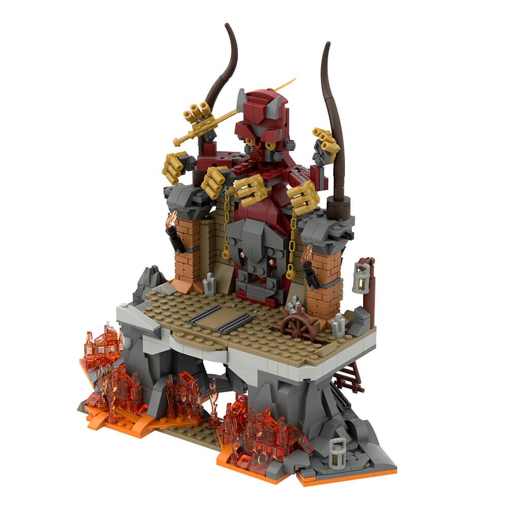 1054PCS Raider of LostArk the Temple of Doom MOC Building Block Bricks |MocPixel 1054PCS Raider of LostArk the Temple of Doom MOC Building Block Bricks |MocPixel - Default Title Lego Block Sets Alternative