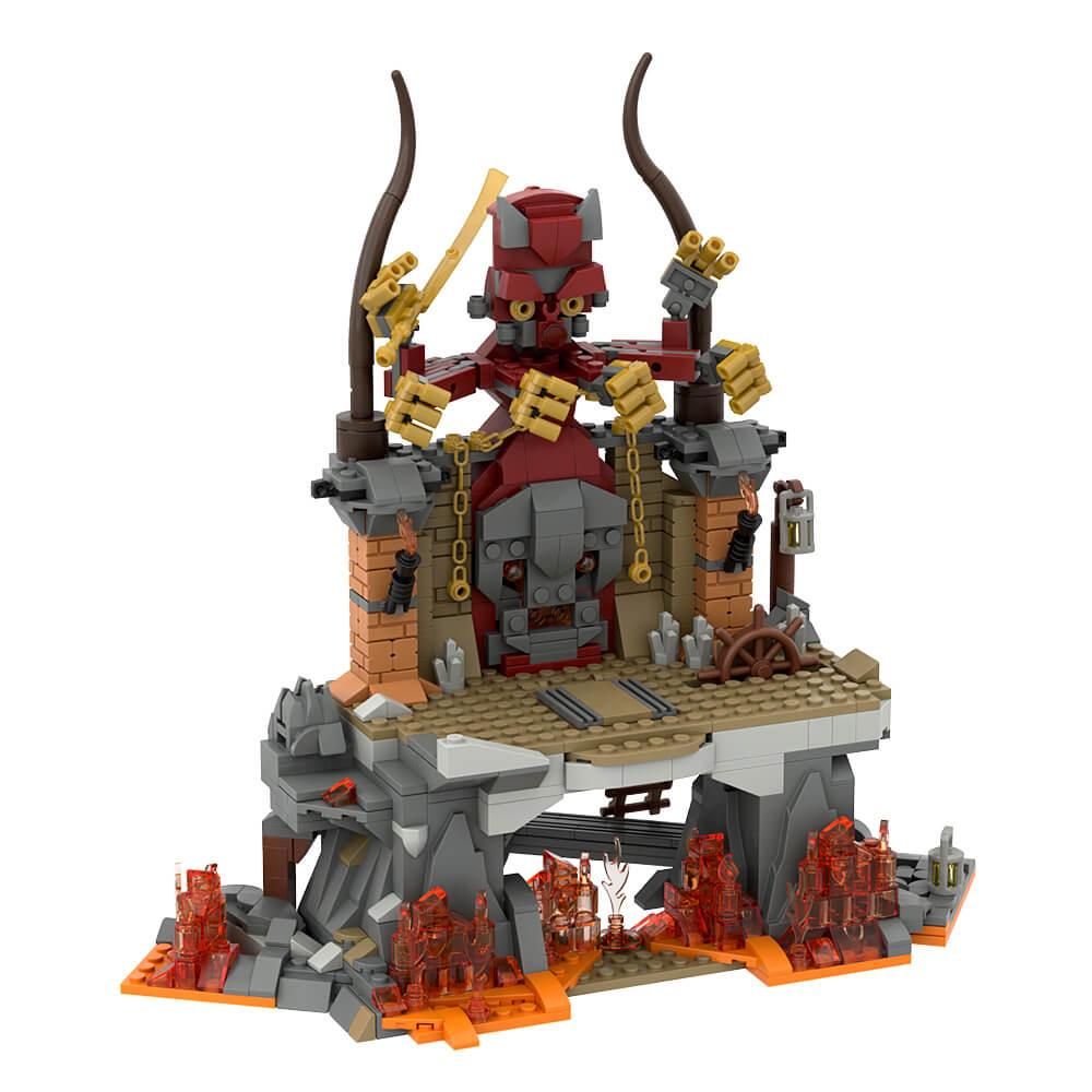 1054PCS Raider of LostArk the Temple of Doom MOC Building Block Bricks |MocPixel 1054PCS Raider of LostArk the Temple of Doom MOC Building Block Bricks |MocPixel - Default Title Lego Block Sets Alternative