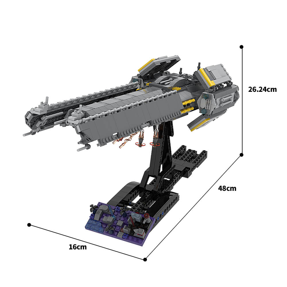 1035PCS Helldivers 2 Super Destroyer MOC Building Block Bricks |MocPixel lego knock off store MOC-176829