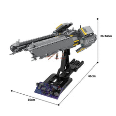 1035PCS Helldivers 2 Super Destroyer MOC Building Block Bricks |MocPixel lego knock off store MOC-176829
