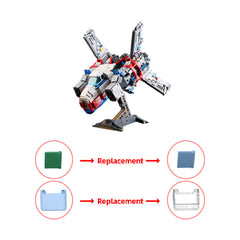 1671PCS X1-B500 Freedom Rebel Bomber MOC Building Block Bricks |MocPixel