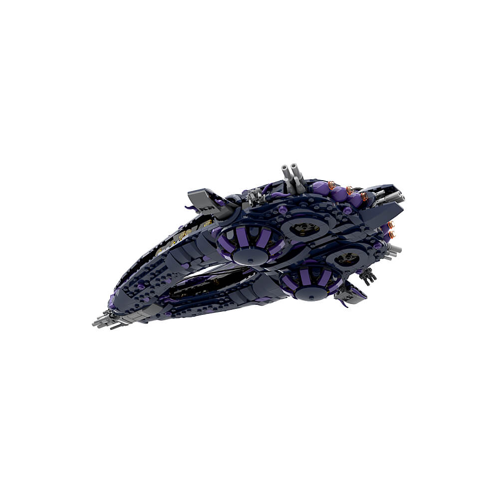 1322PCS Stargate Wraith Hive Ship MOC Building Block Bricks |MocPixel Lego alternatives MOC-179892

