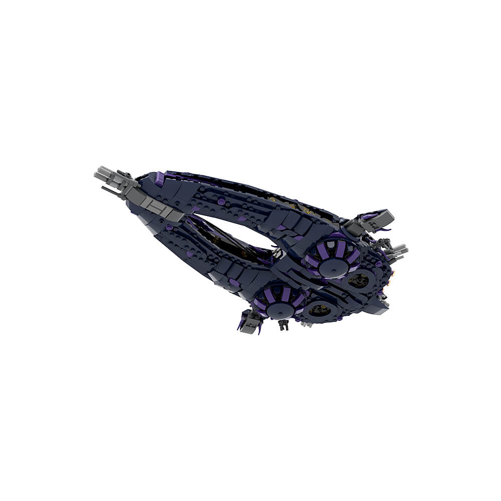 1322PCS Stargate Wraith Hive Ship MOC Building Block Bricks |MocPixel Lego alternatives MOC-179892
