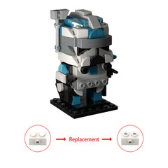 178PCS Lieutenant Crash Brickheadz Space War MOC Building Block Bricks |MocPixel