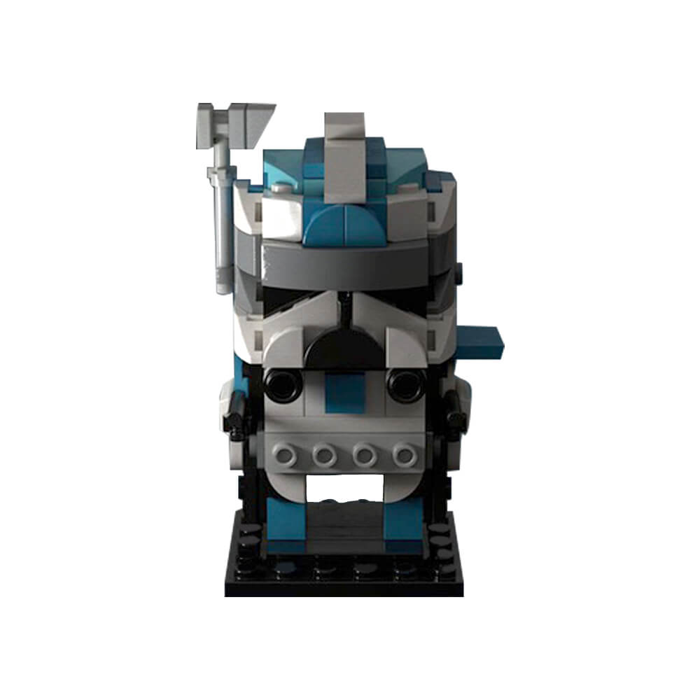 178PCS Lieutenant Crash Brickheadz Space War MOC Building Block Bricks |MocPixel Lego alternatives MOC-180062