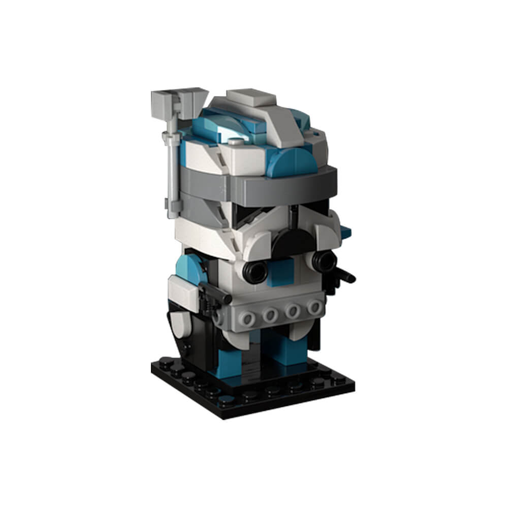 178PCS Lieutenant Crash Brickheadz Space War MOC Building Block Bricks |MocPixel Lego alternatives MOC-180062