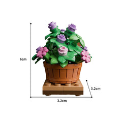 55PCS Flowerpot MOC Building Block Bricks |MocPixel Lego alternatives MOC-181229
