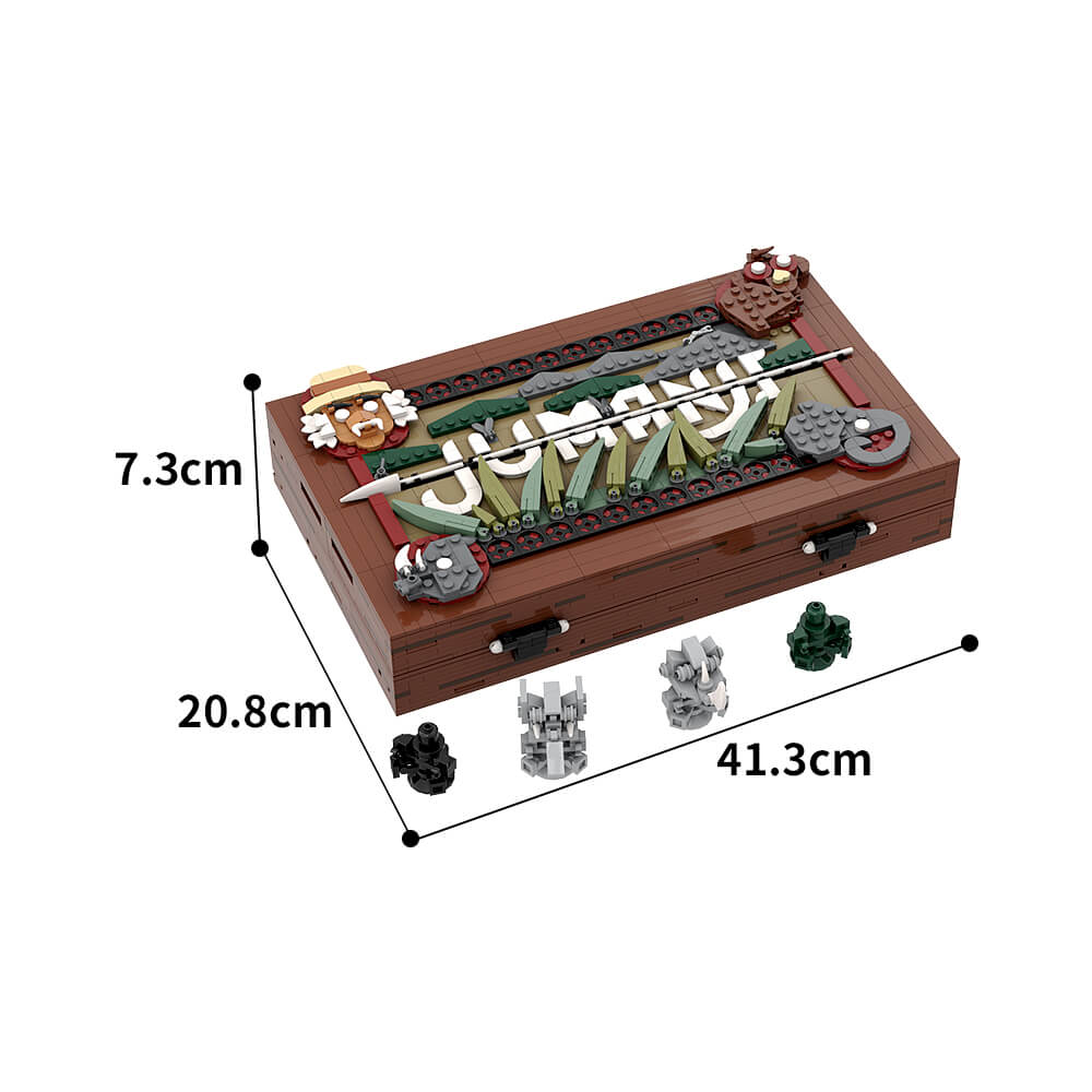 Upgrade)1887PCS Jumanji Board - V2 MOC Building Block Bricks