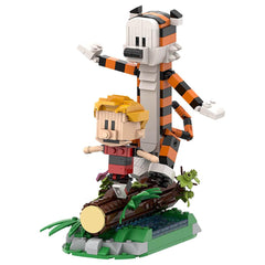 495PCS Calvin And Hobbes On Single Wooden Bridge MOC Building Block Bricks |MocPixel 495PCS Calvin And Hobbes On Single Wooden Bridge MOC Building Block Bricks |MocPixel - Default Title Lego Block Sets Alternative