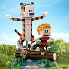 495PCS Calvin And Hobbes On Single Wooden Bridge MOC Building Block Bricks |MocPixel 495PCS Calvin And Hobbes On Single Wooden Bridge MOC Building Block Bricks |MocPixel - Default Title Lego Block Sets Alternative