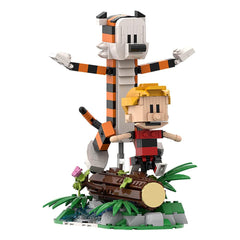 495PCS Calvin And Hobbes On Single Wooden Bridge MOC Building Block Bricks |MocPixel 495PCS Calvin And Hobbes On Single Wooden Bridge MOC Building Block Bricks |MocPixel - Default Title Lego Block Sets Alternative