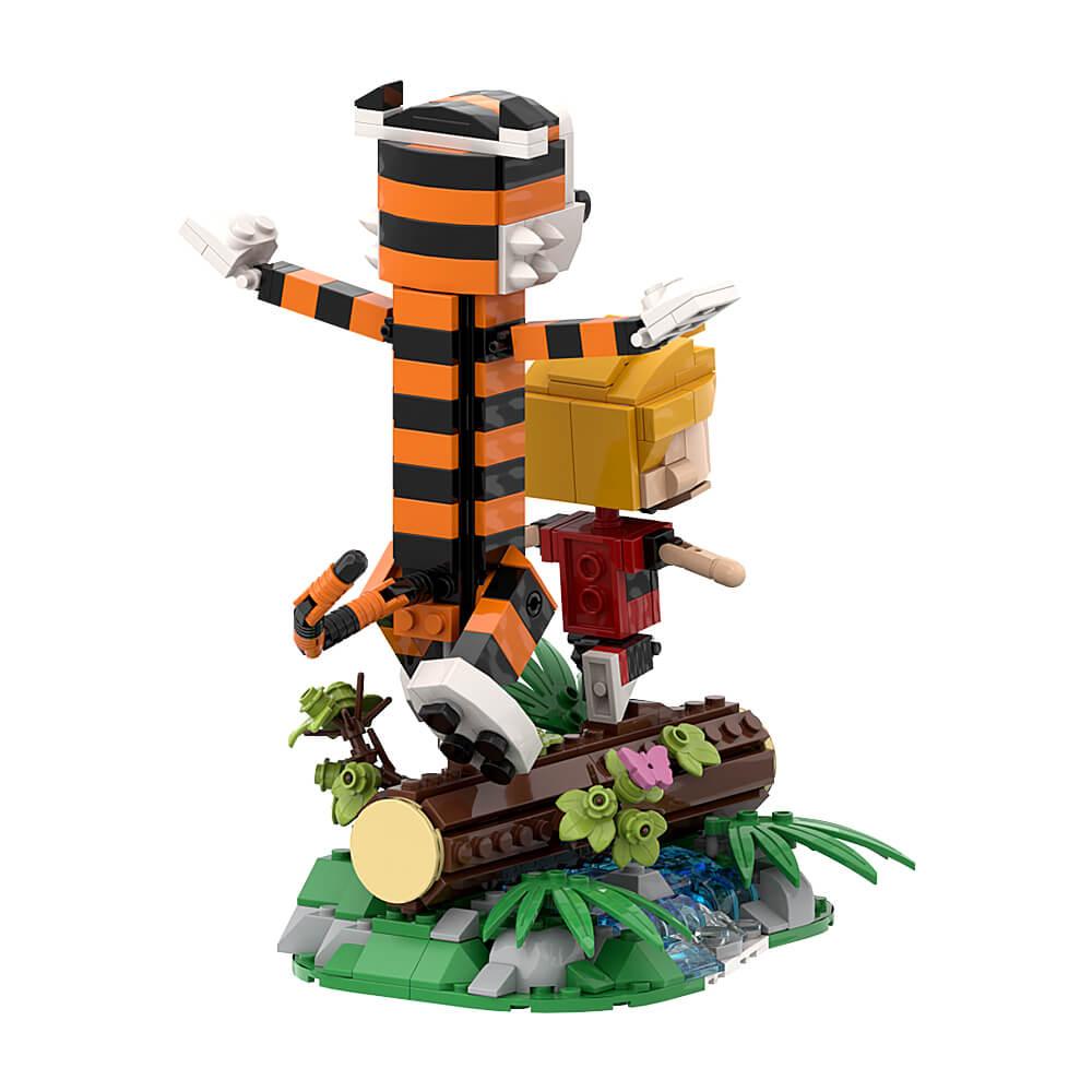 495PCS Calvin And Hobbes On Single Wooden Bridge MOC Building Block Bricks |MocPixel 495PCS Calvin And Hobbes On Single Wooden Bridge MOC Building Block Bricks |MocPixel - Default Title Lego Block Sets Alternative