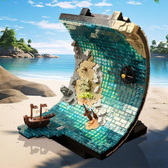 1271PCS Roll The Sea surface MOC Building Block Bricks |MocPixel 1271PCS Roll The Sea surface MOC Building Block Bricks |MocPixel - Default Title Lego Block Sets Alternative