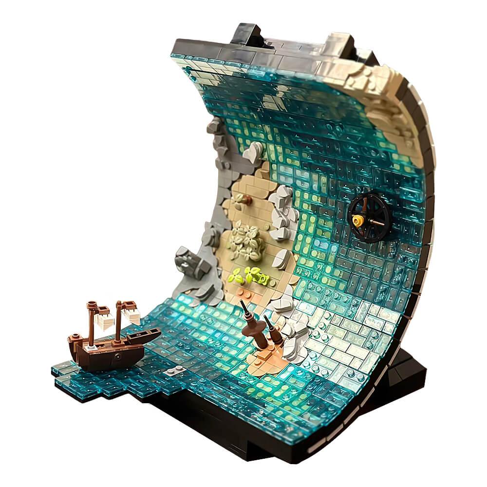 1271PCS Roll The Sea surface MOC Building Block Bricks |MocPixel 1271PCS Roll The Sea surface MOC Building Block Bricks |MocPixel - Default Title Lego Block Sets Alternative