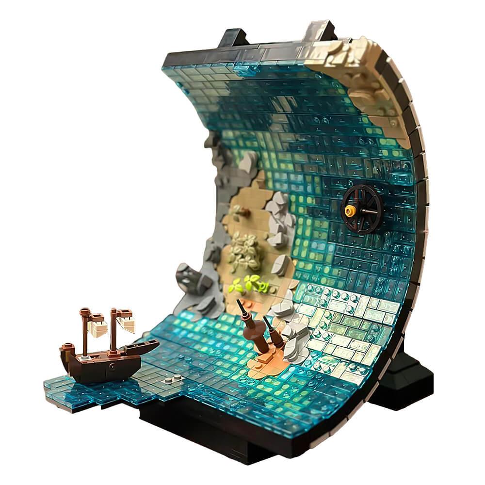 1271PCS Roll The Sea surface MOC Building Block Bricks |MocPixel 1271PCS Roll The Sea surface MOC Building Block Bricks |MocPixel - Default Title Lego Block Sets Alternative