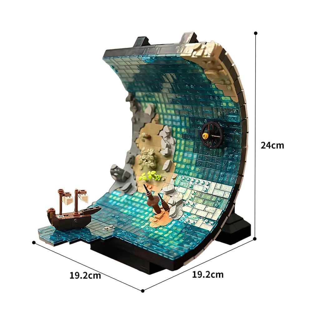 1271PCS Roll The Sea surface MOC Building Block Bricks |MocPixel 1271PCS Roll The Sea surface MOC Building Block Bricks |MocPixel - Default Title Lego Block Sets Alternative