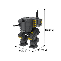 527PCS Helldivers 2 Ex-45 Patriot Exosuit MOC Building Block Bricks |MocPixel Lego alternatives MOC-175210