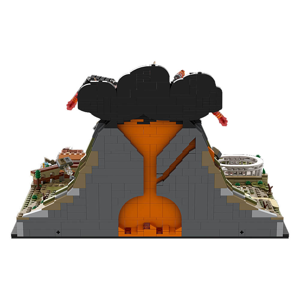 2539PCS Vesuvius & Pompeii MOC Building Block Bricks |MocPixel Lego alternatives MOC-159887
