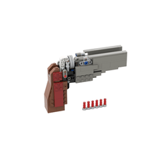 159PCS Working 6 Shot Revolver MOC Building Block Bricks |MocPixel Lego alternatives MOC-184842