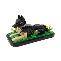 151PCS Sasha (German Shepherd) MOC Building Block Bricks |MocPixel Lego alternatives MOC-185618