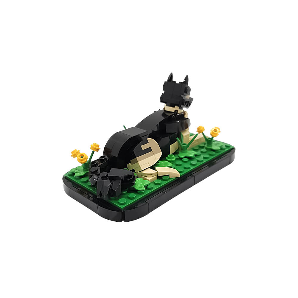 151PCS Sasha (German Shepherd) MOC Building Block Bricks |MocPixel Lego alternatives MOC-185618