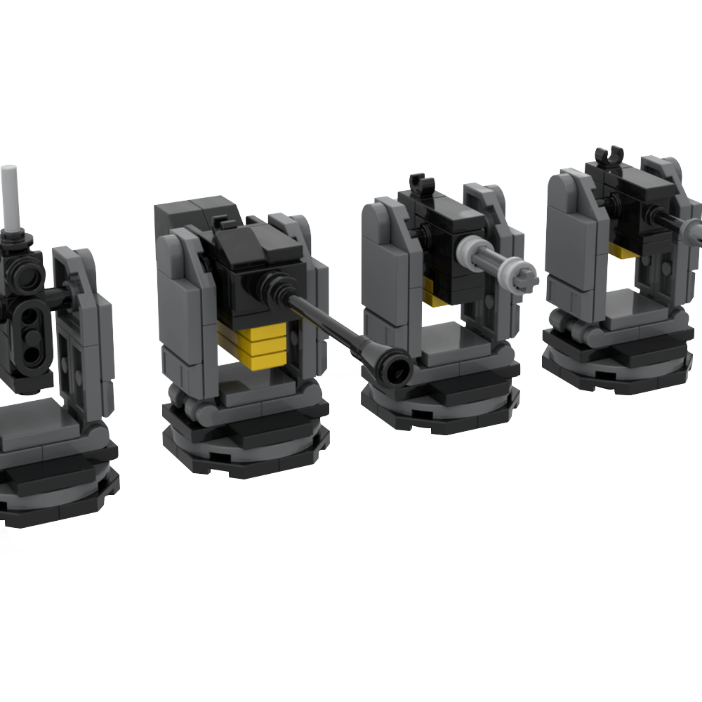 250PCS Helldivers 2 Sentry Stratagems MOC Building Block Bricks |MocPixel Lego alternatives MOC-185781