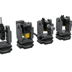 250PCS Helldivers 2 Sentry Stratagems MOC Building Block Bricks |MocPixel Lego alternatives MOC-185781
