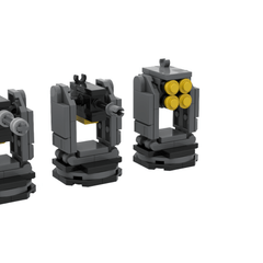 250PCS Helldivers 2 Sentry Stratagems MOC Building Block Bricks |MocPixel Lego alternatives MOC-185781